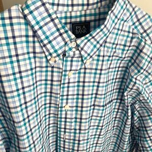 Jos A Banks Plaid Shirt